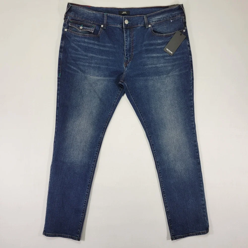 True Religion Men's Denim Jeans ROCCO‎ SN FLAP SKINNY Size 42 x 32